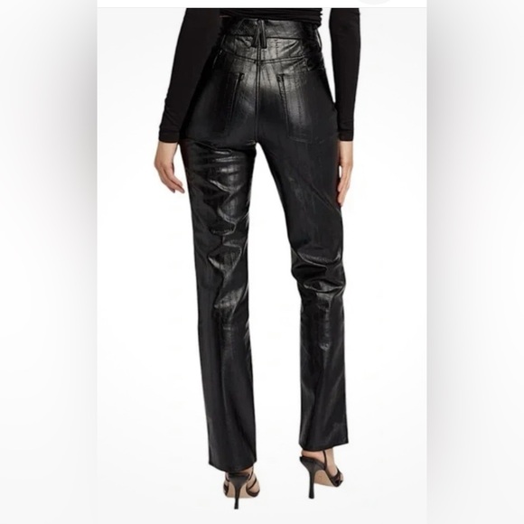 Good American faux leather pants. Size 25 - Picture 2 of 7